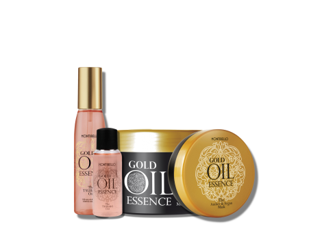 MONTIBELLO GOLD OIL ESSENCE maska bursztynowo arganowa do włosów 200 ml - 3